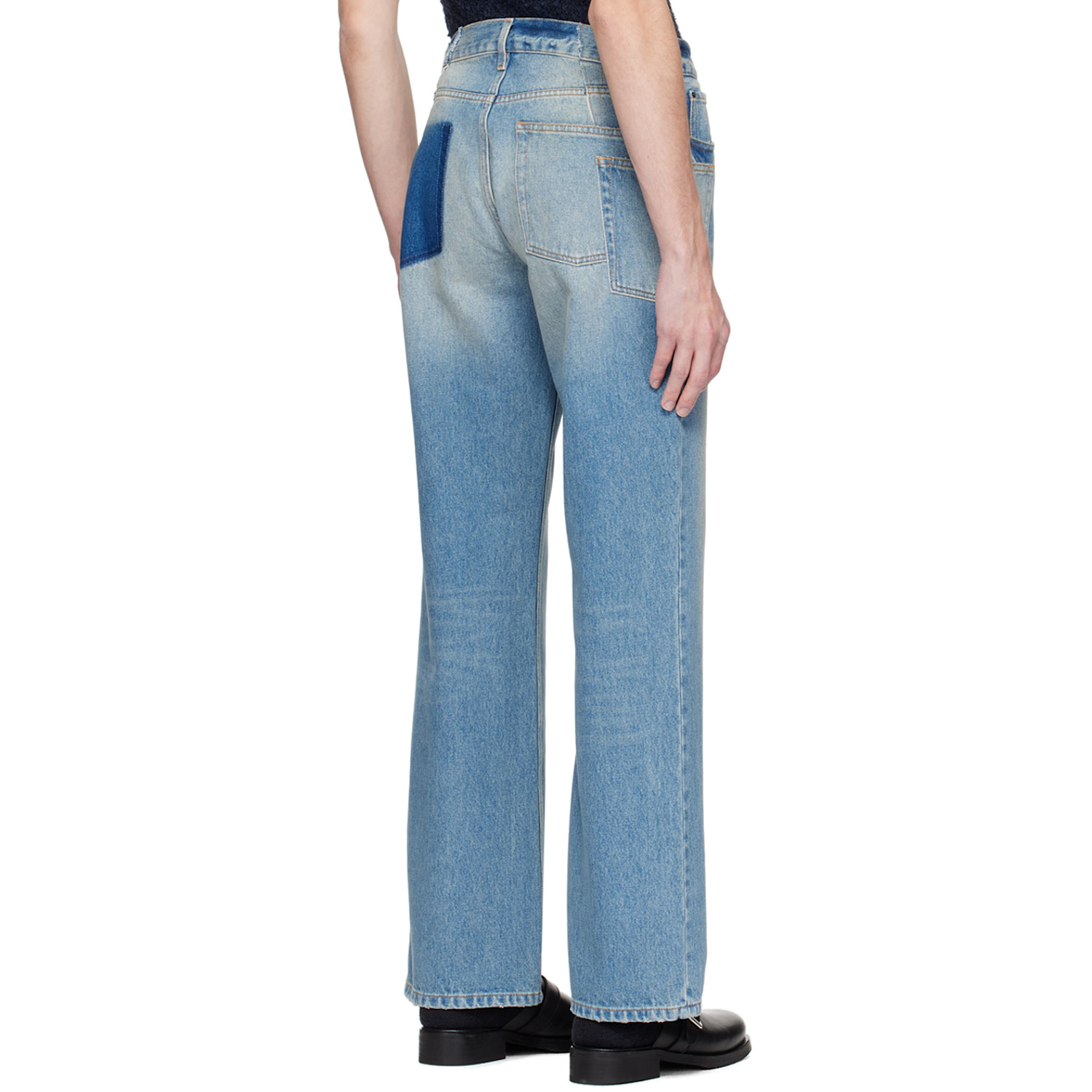  Gauchere Blue Cutout Jeans 