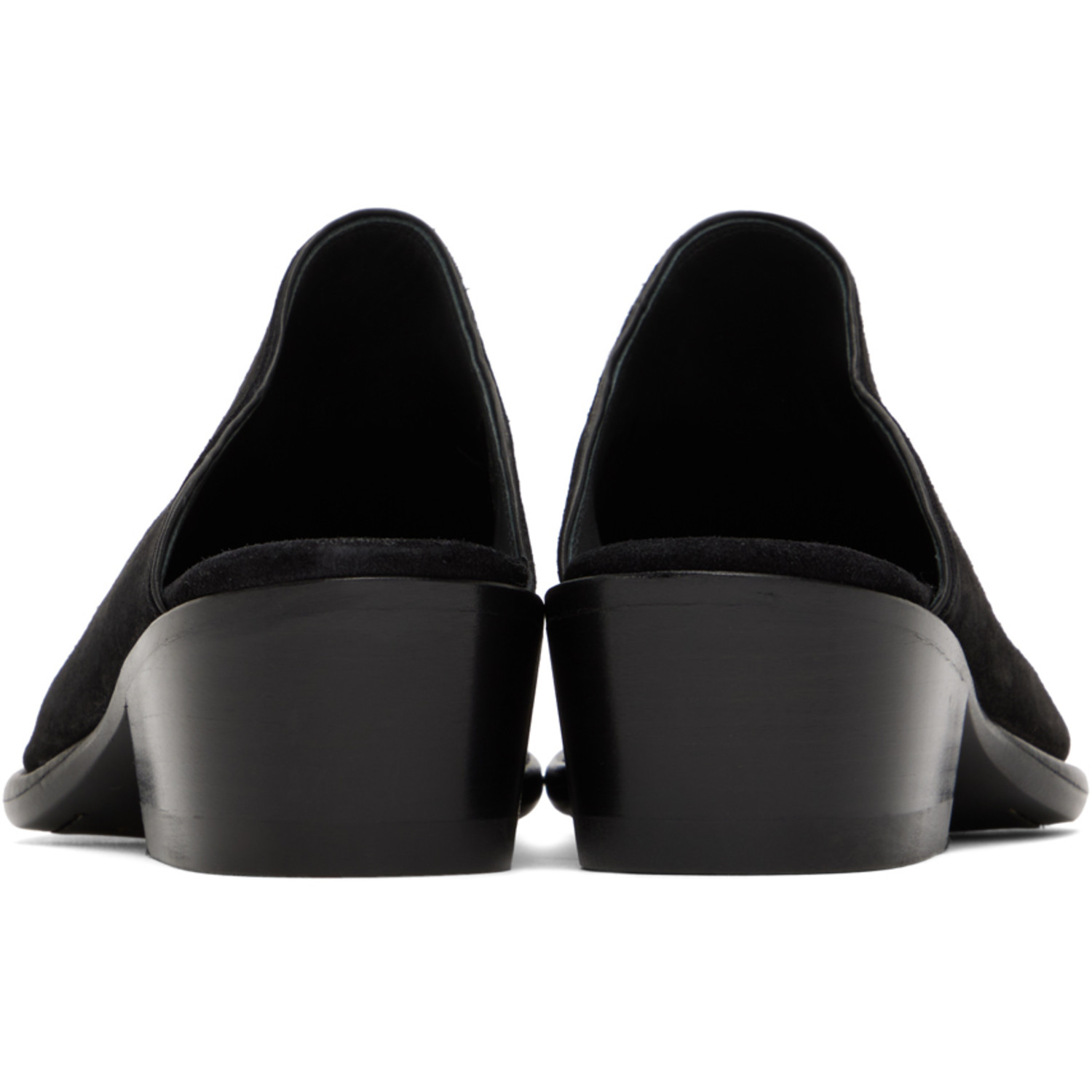  Needles Black Papillon Mules 