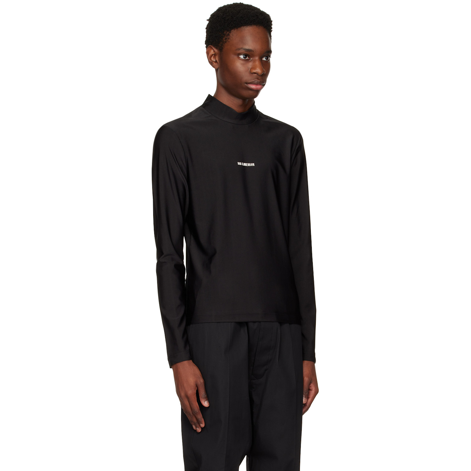  Han Kjobenhavn Black Raglan Turtleneck 