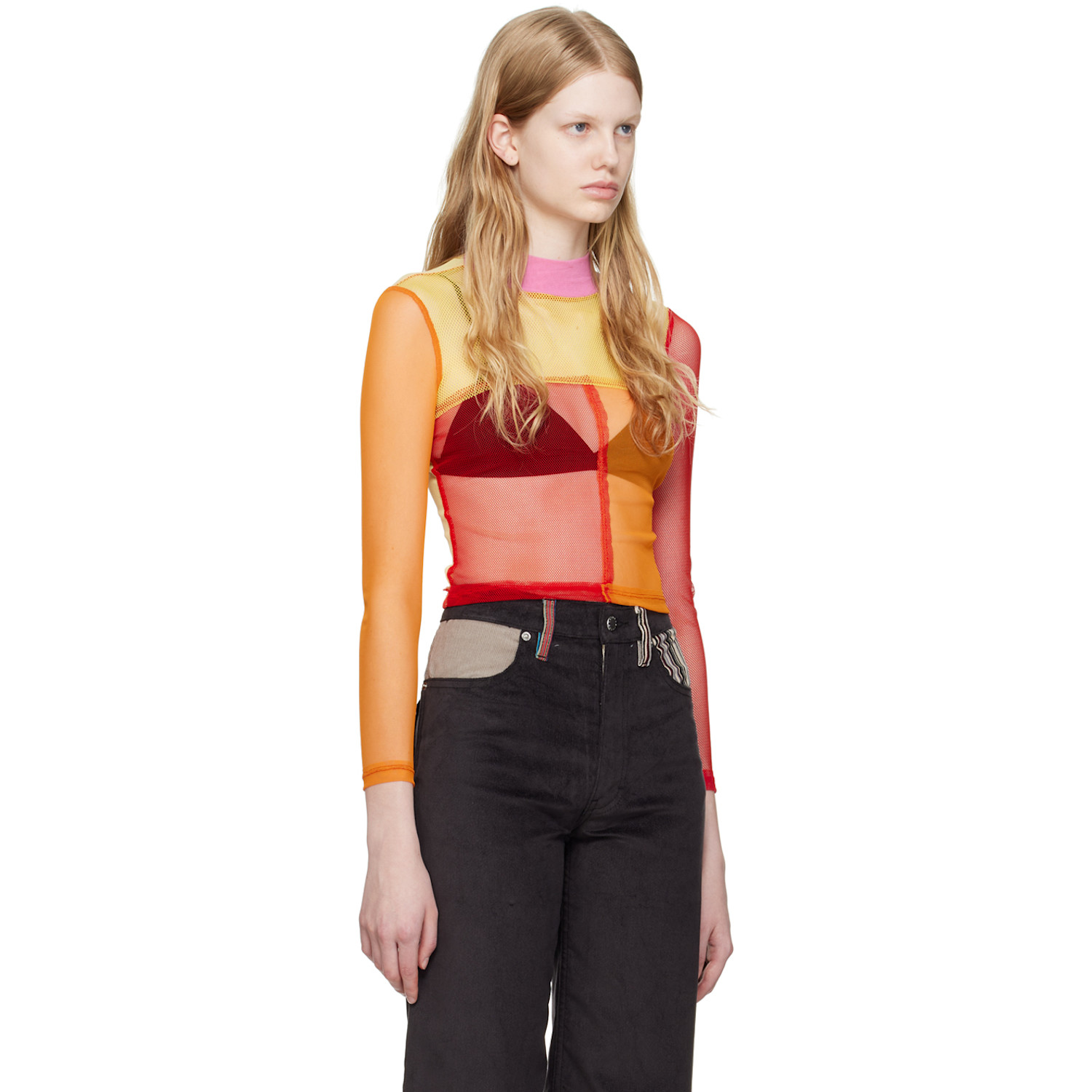  Eckhaus Latta Ssense Exclusive Multicolor Turtleneck 