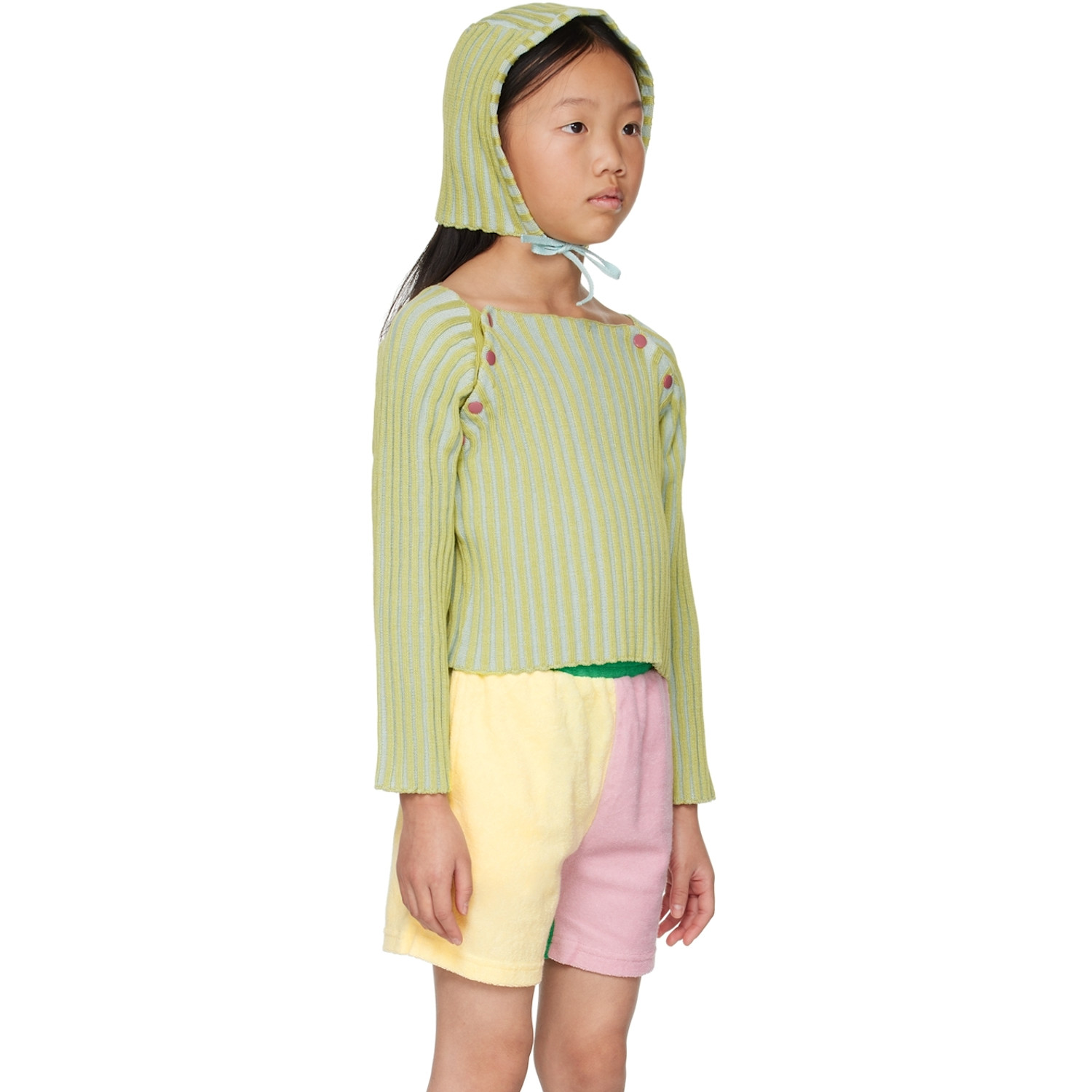  Eckhaus Latta Ssense Exclusive Kids Green Sweater 
