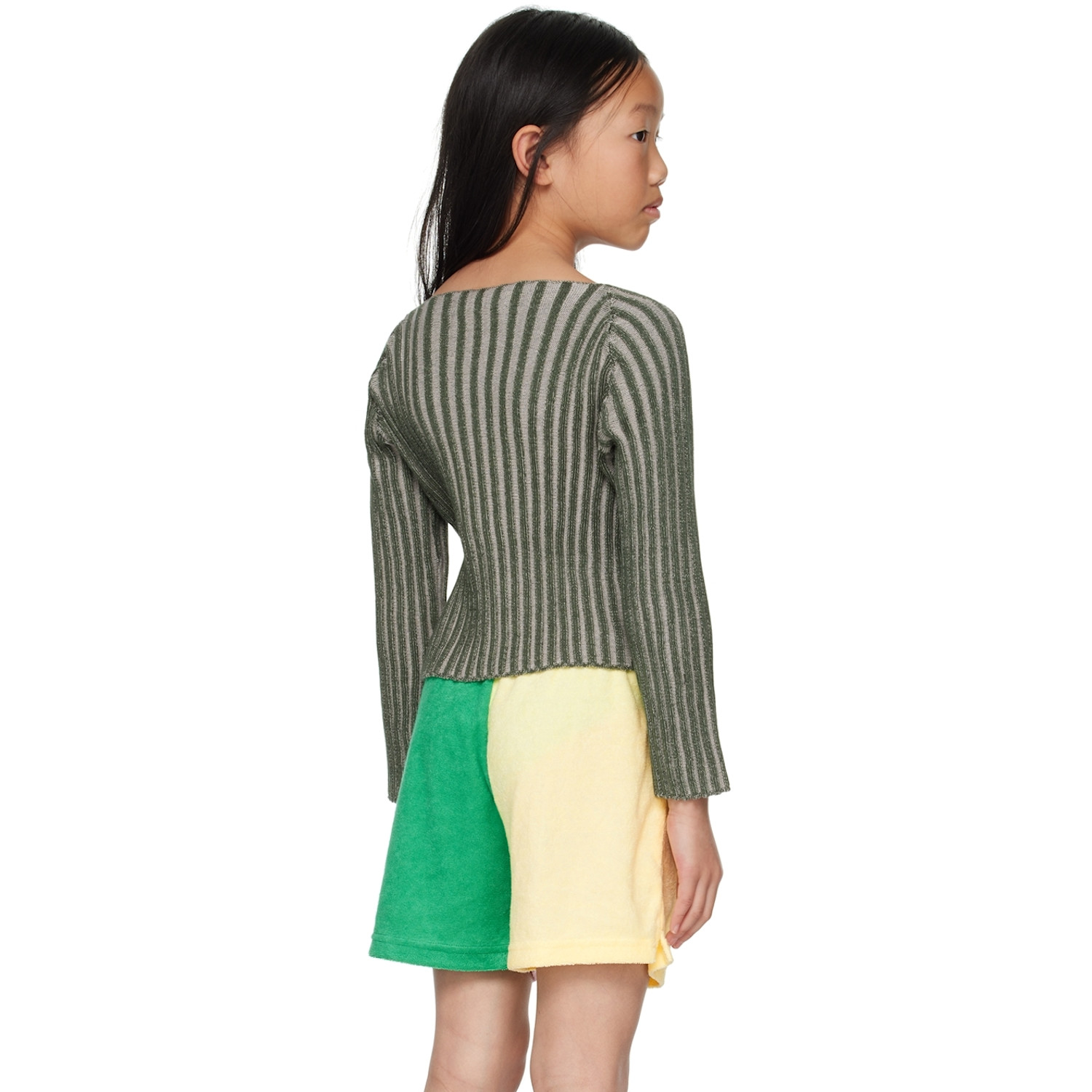  Eckhaus Latta Ssense Exclusive Kids Green Sweater 