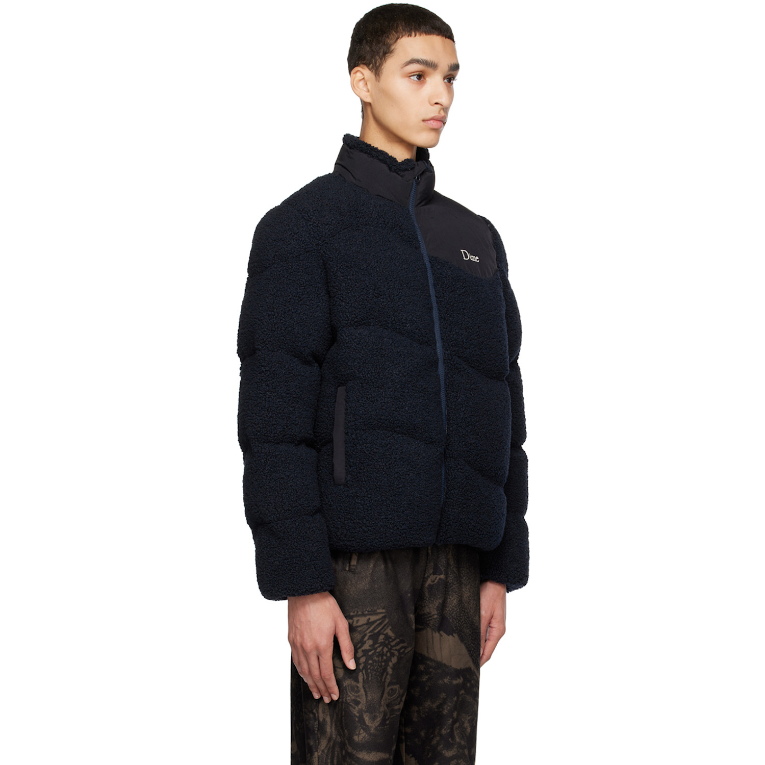  Dime Navy Puffer Jacket 