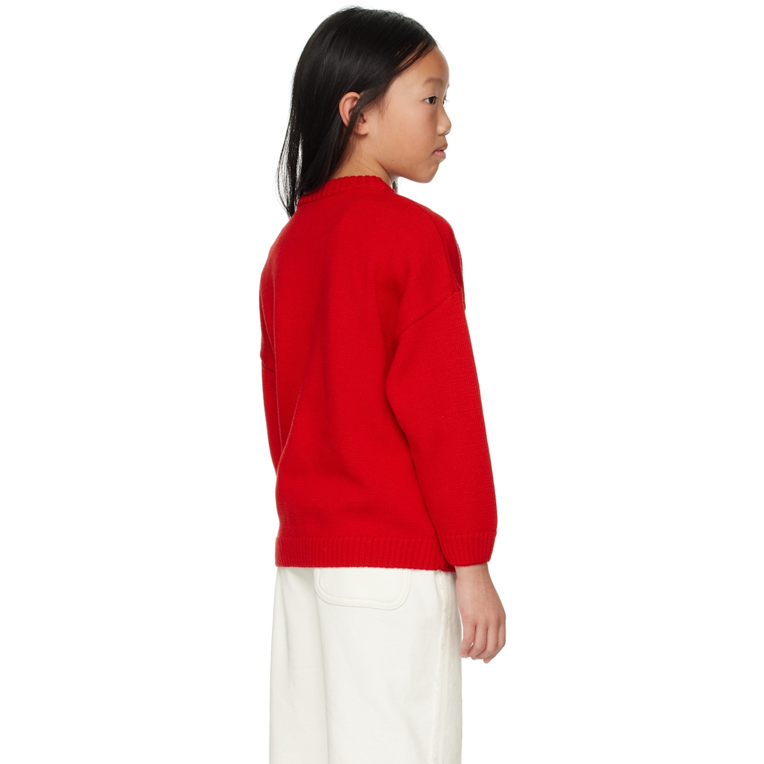  032c Ssense Exclusive Kids Red Sweater 
