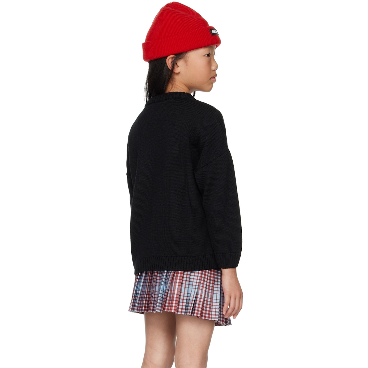 032c Ssense Exclusive Kids Black Sweater 