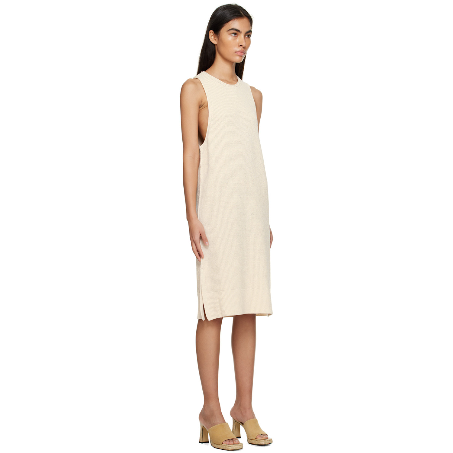  Nanushka Off-white Zeno Midi Dress 
