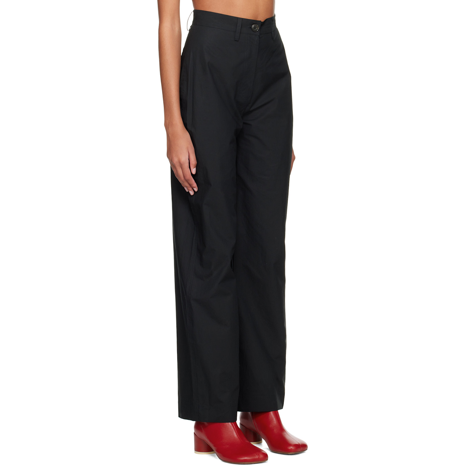 Nanushka Black Nessa Trousers 
