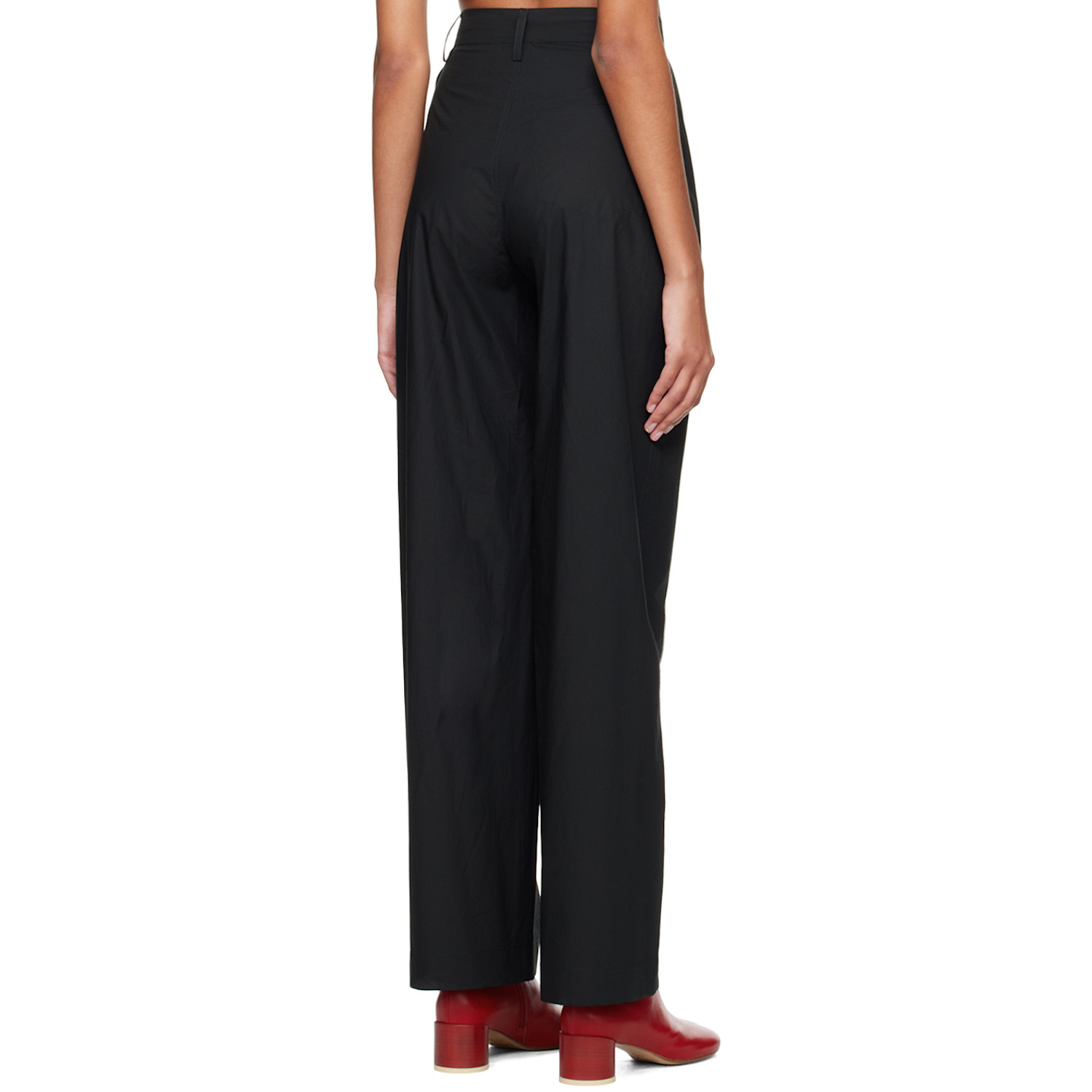  Nanushka Black Nessa Trousers 
