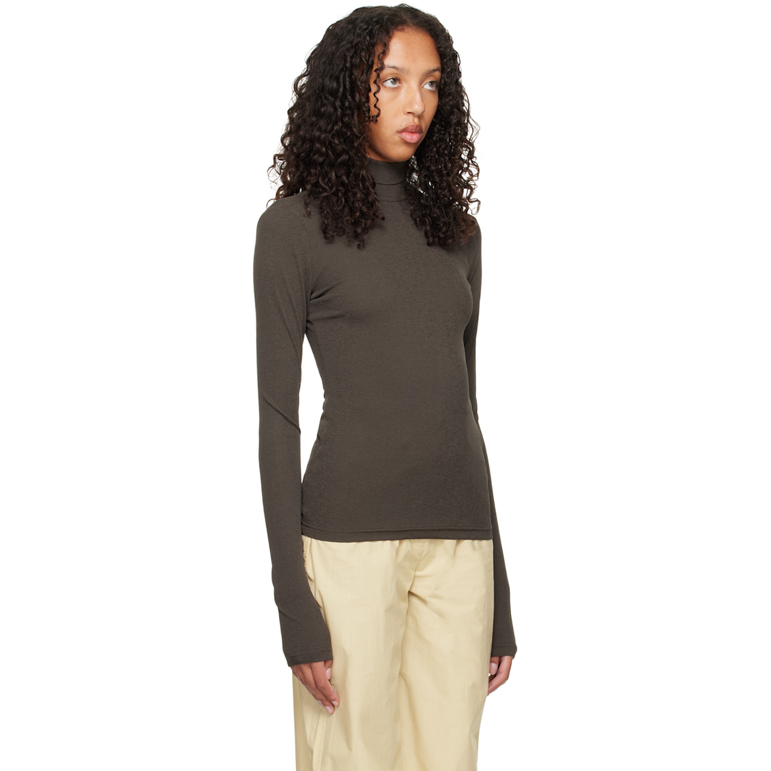  Nanushka Khaki Josa Turtleneck 