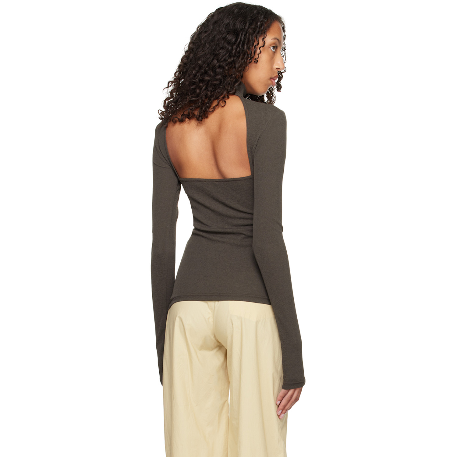  Nanushka Khaki Josa Turtleneck 