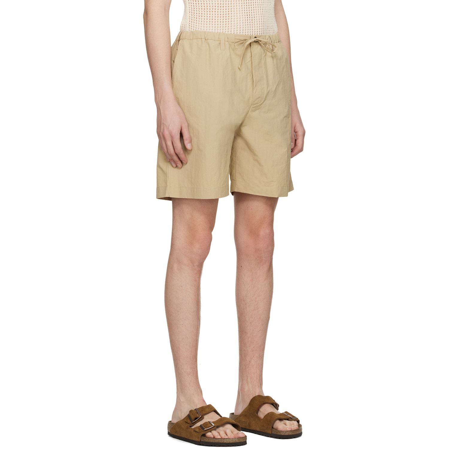  Nanushka Taupe Olin Shorts 