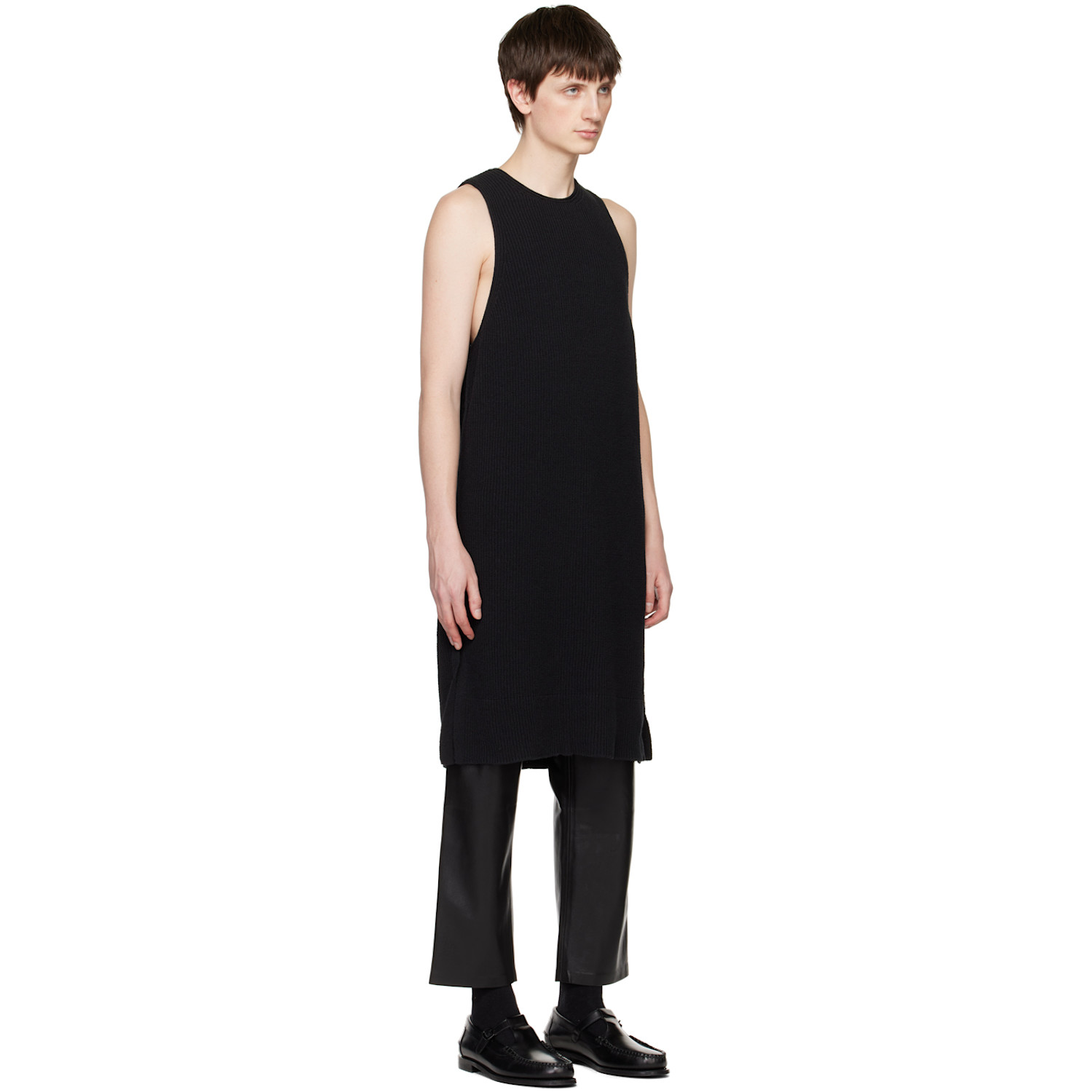  Nanushka Black Zeno Tank Top 