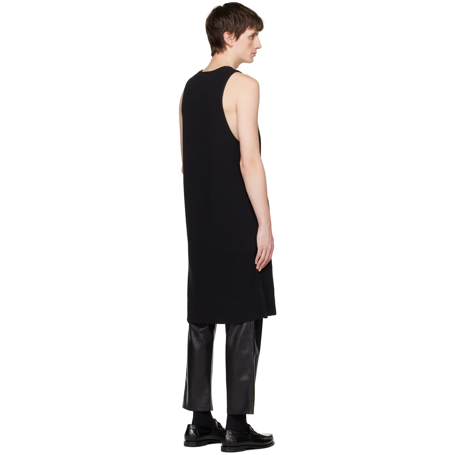  Nanushka Black Zeno Tank Top 