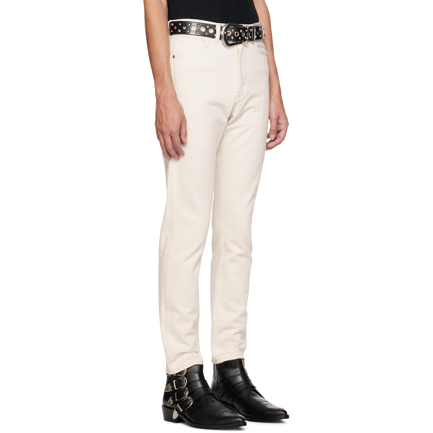  The Letters Off-white Tapered Jeans 