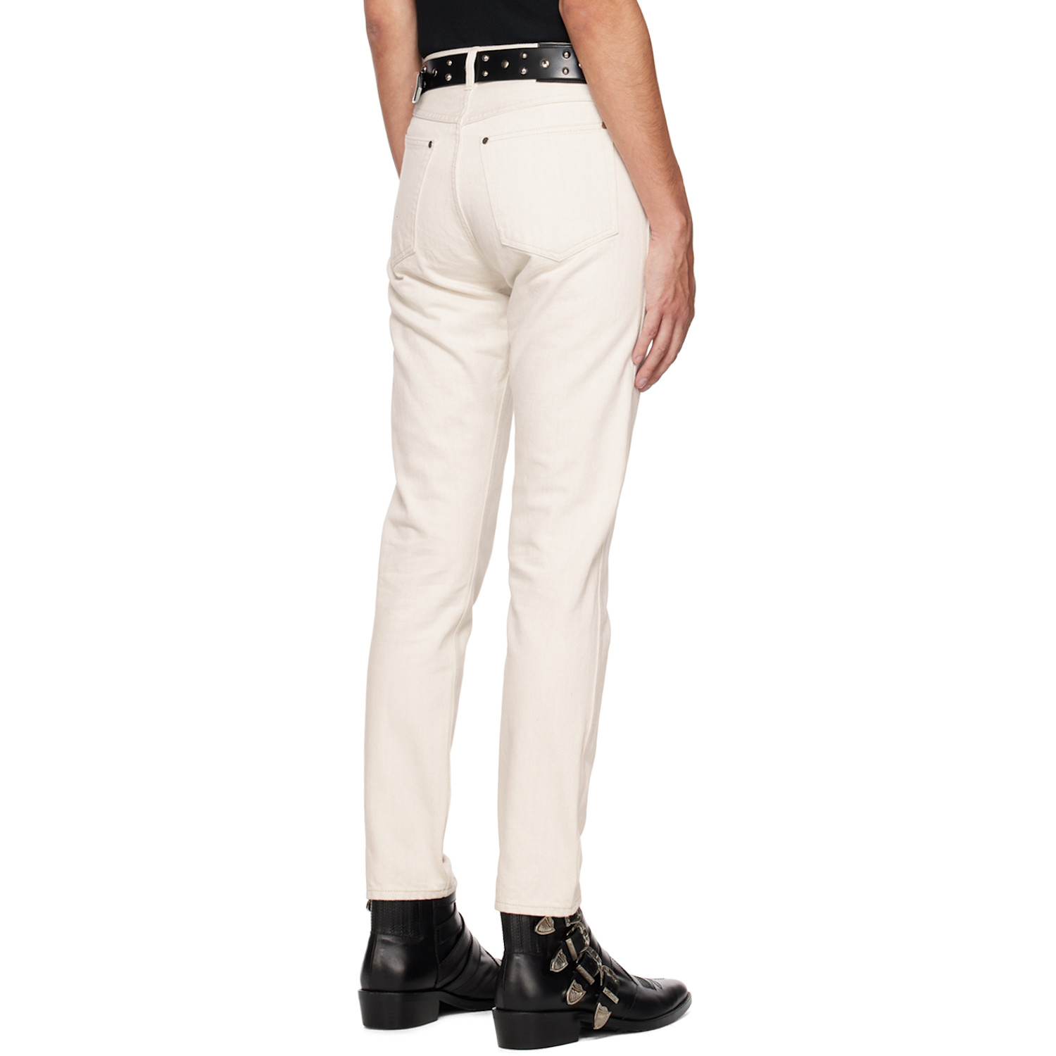  The Letters Off-white Tapered Jeans 
