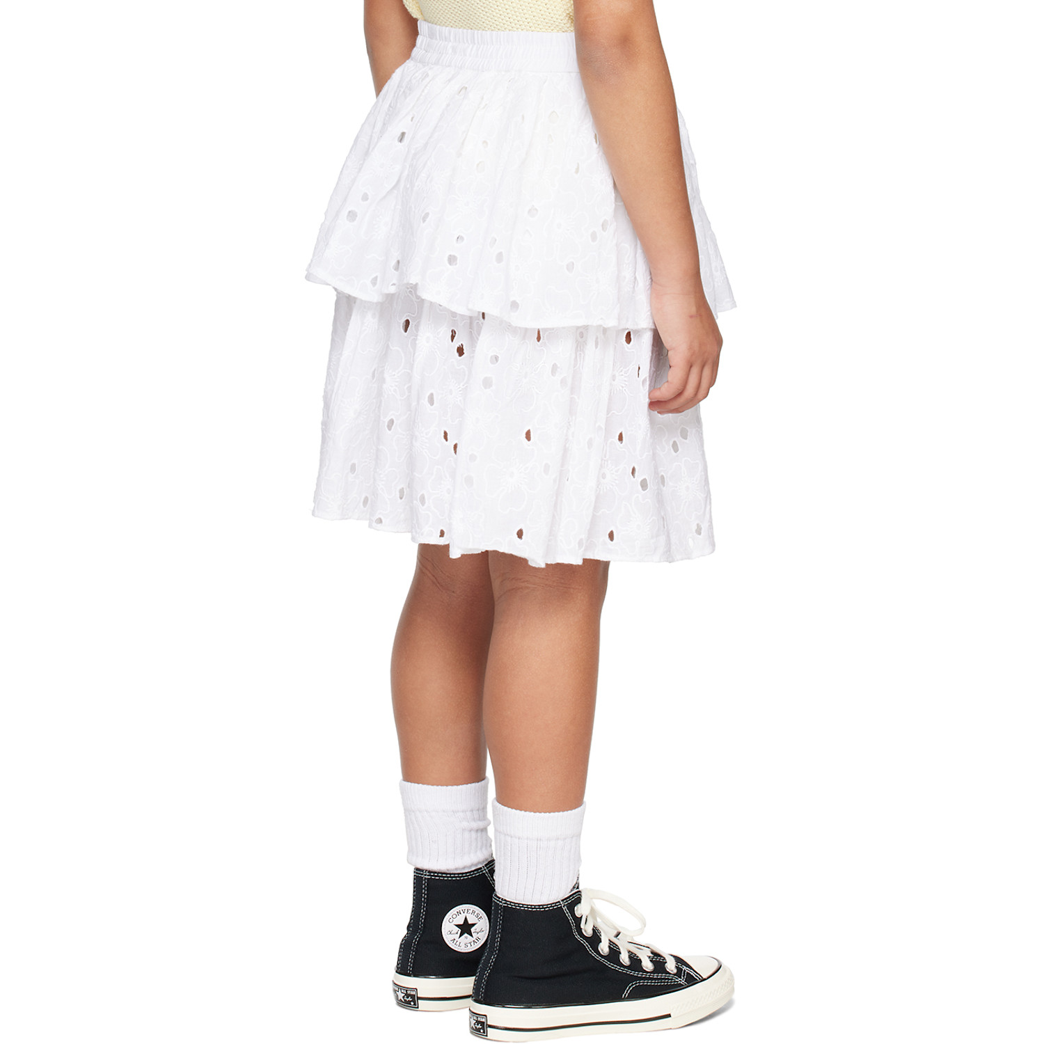  Molo Kids White Brigitte Skirt 