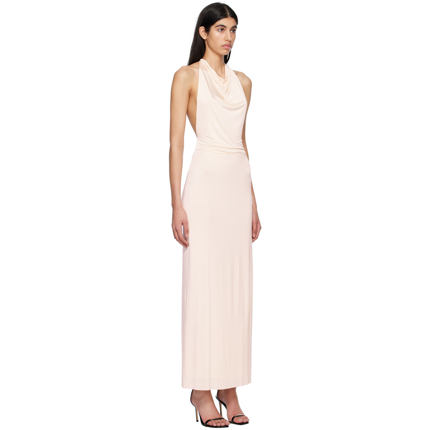  Bec + Bridge Off-white Ariel Halter Maxi Dress 