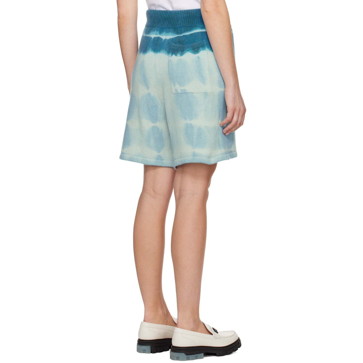  Amiri Blue Tie-dye Shorts 