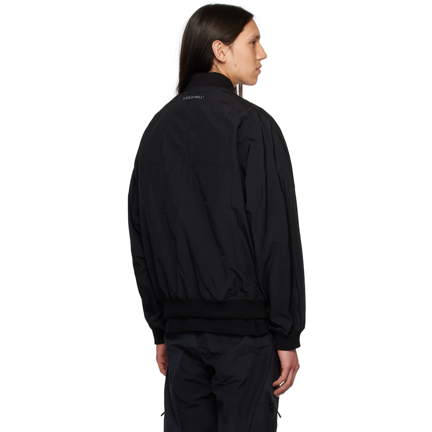  A-cold-wall* Black Printed Bomber Jacket 