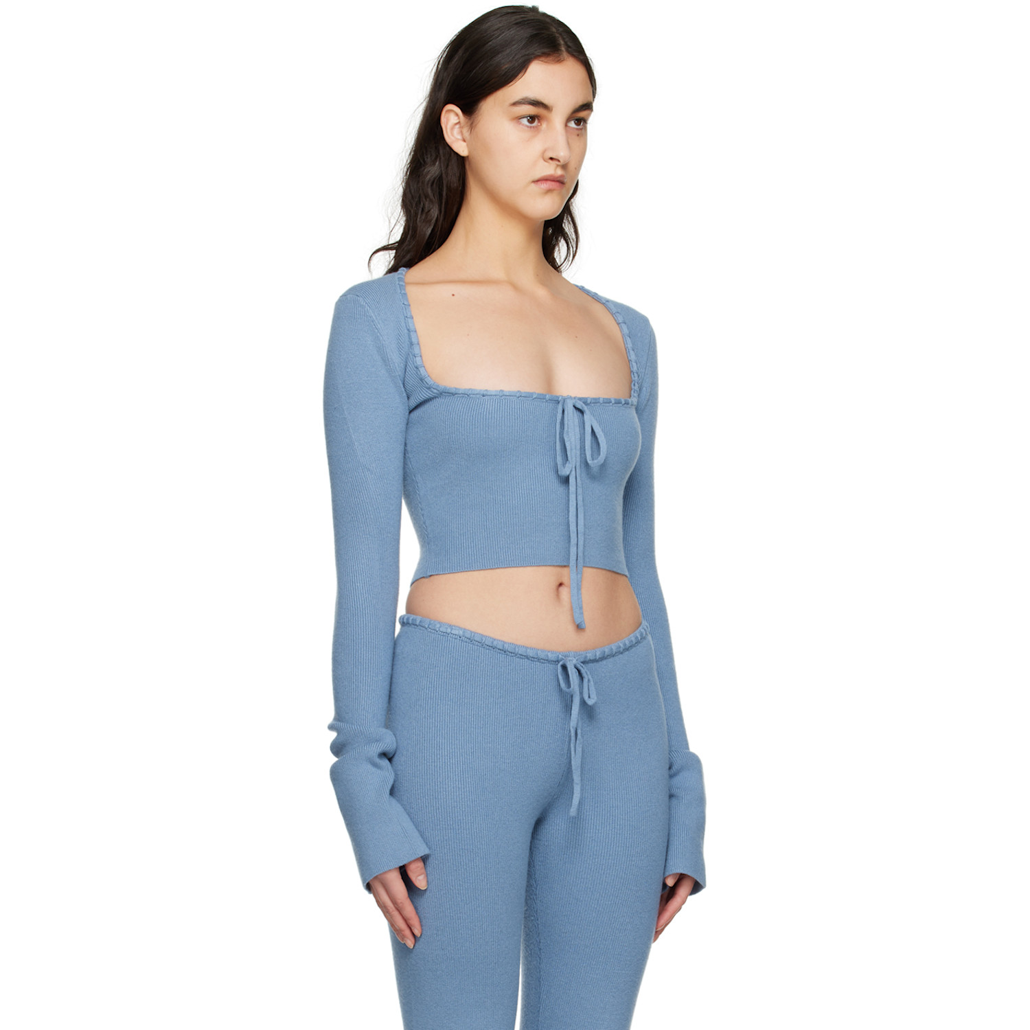  Guizio Blue Bow Sweater 