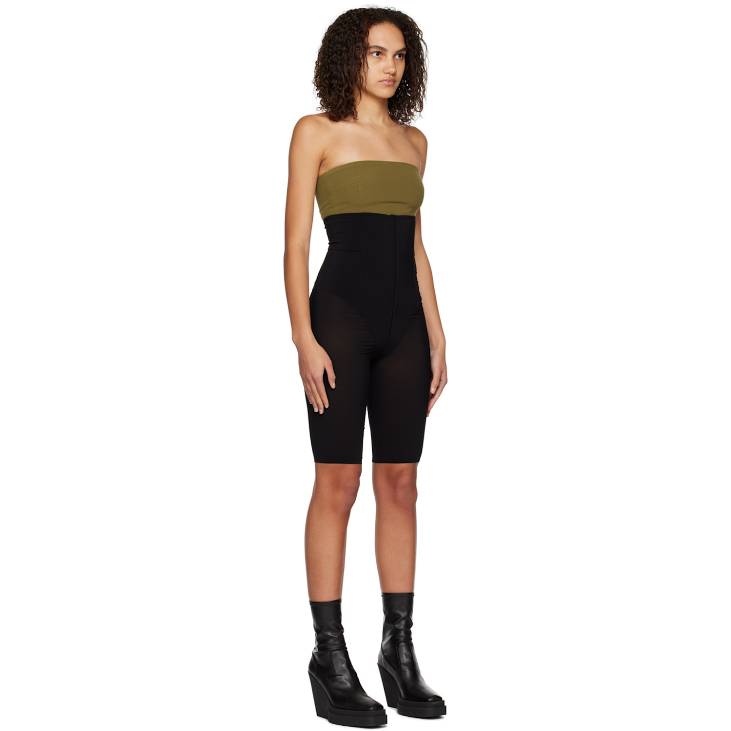  Yuzefi Black Hook-eye Shorts 