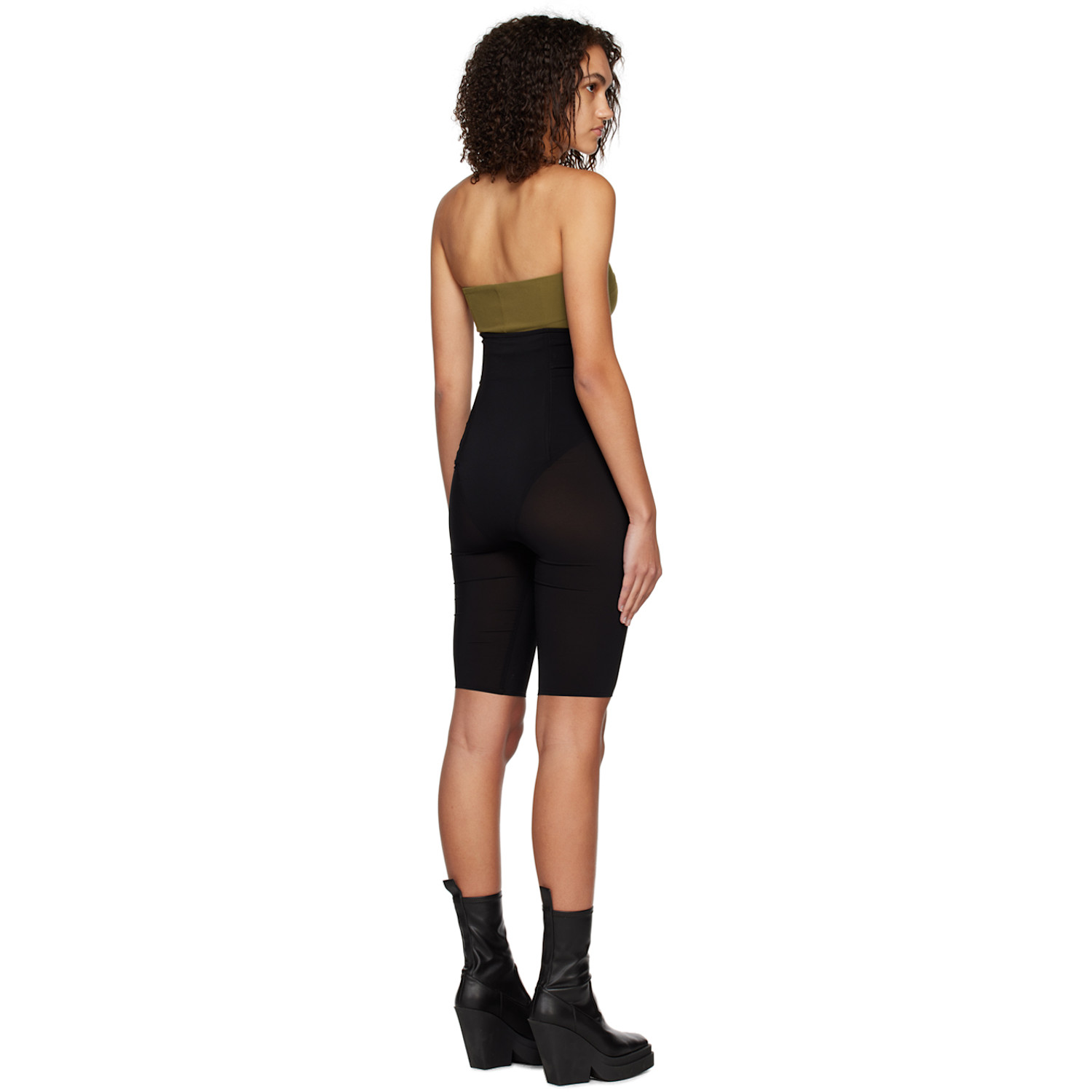  Yuzefi Black Hook-eye Shorts 