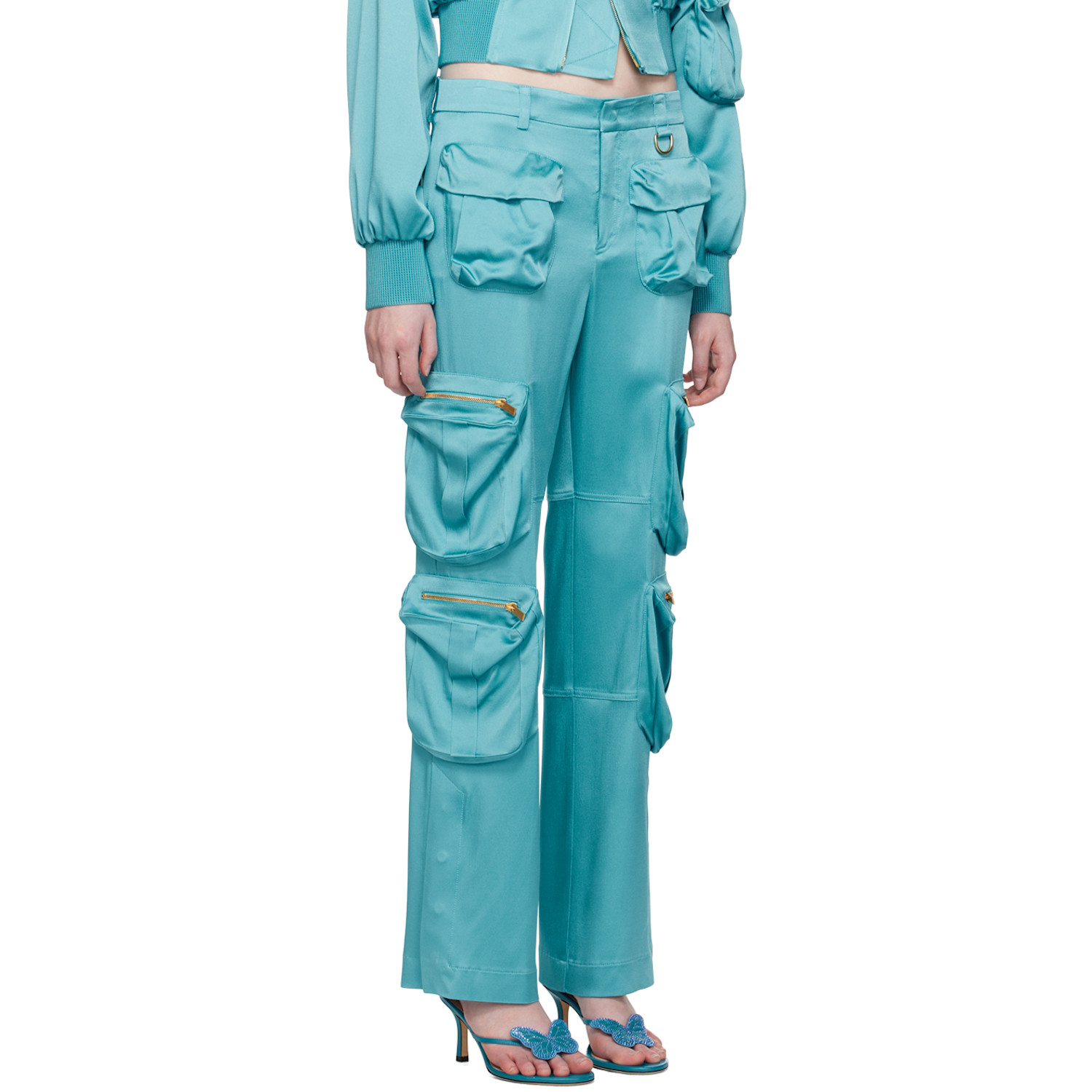  Blumarine Blue Pocket Trousers 