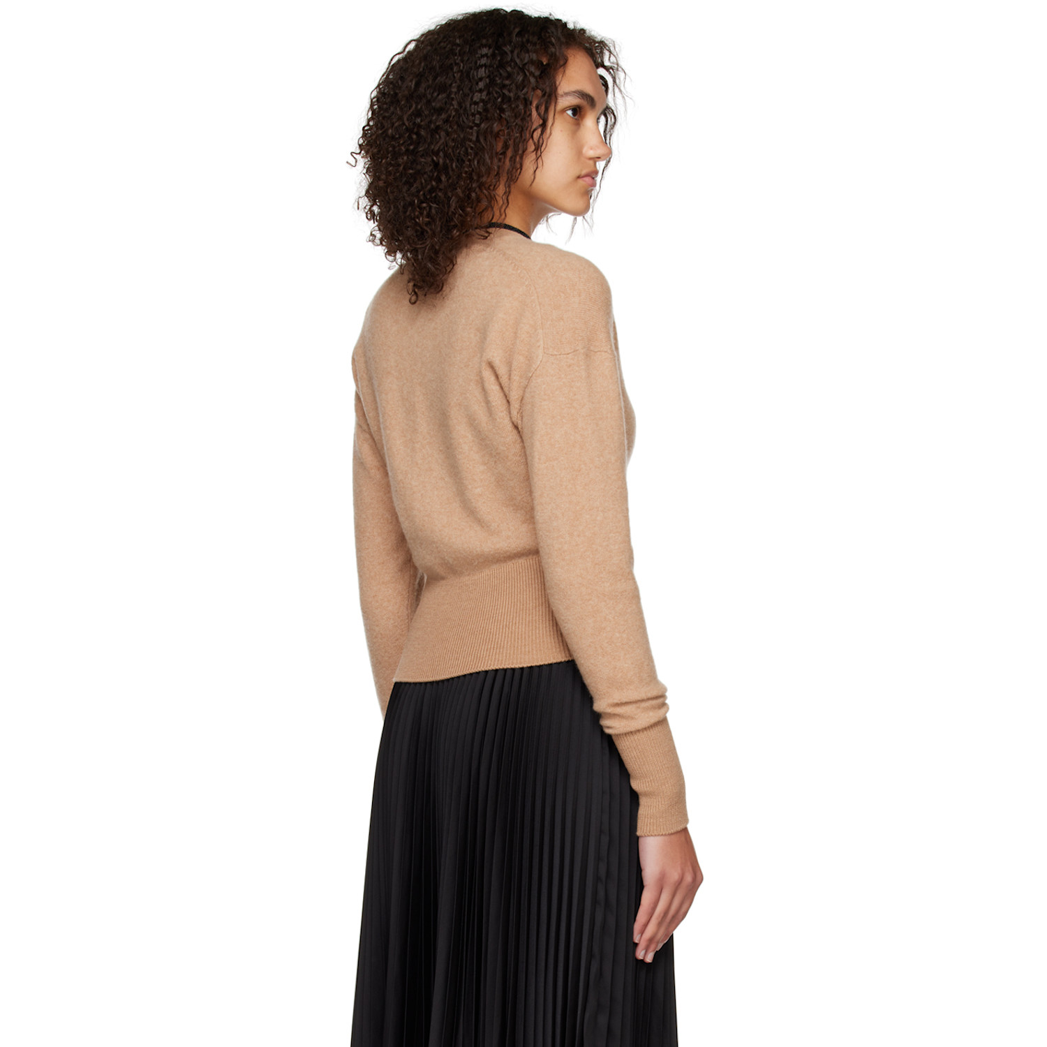  Joseph Tan Y-neck Cardigan 