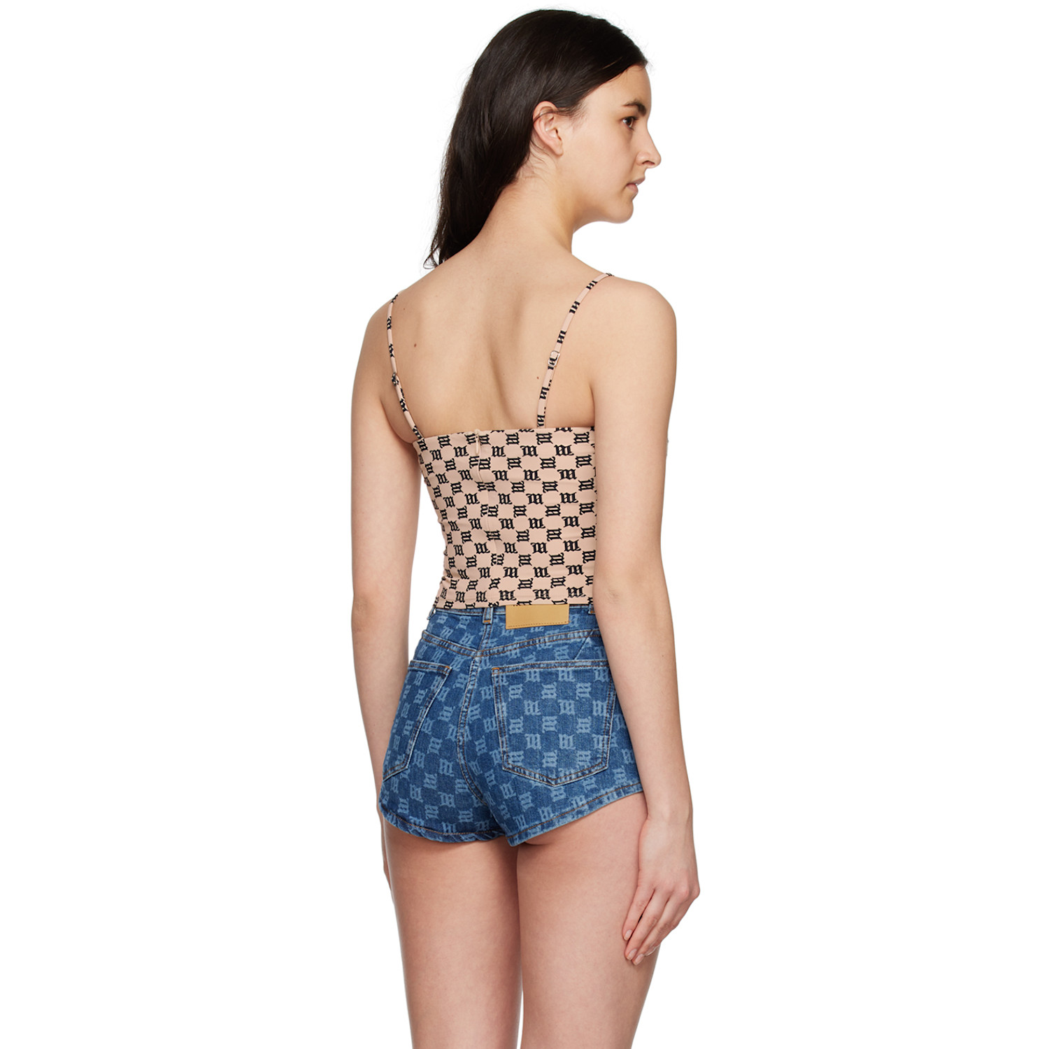  Misbhv Beige Monogram Tank Top 