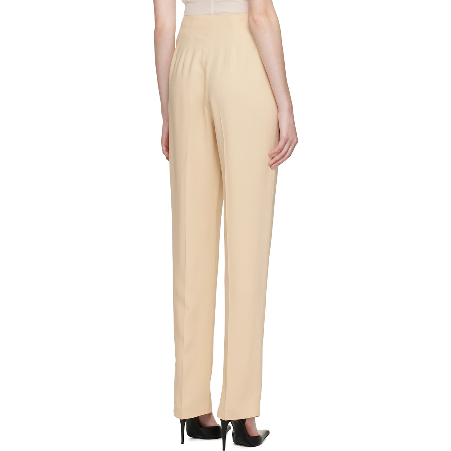  Maiden Name Beige Lila Trousers 