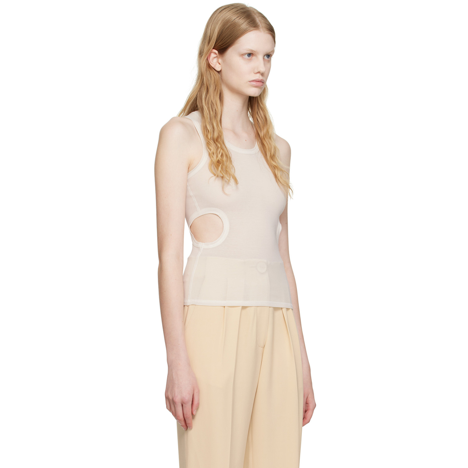  Maiden Name White David Tank Top 