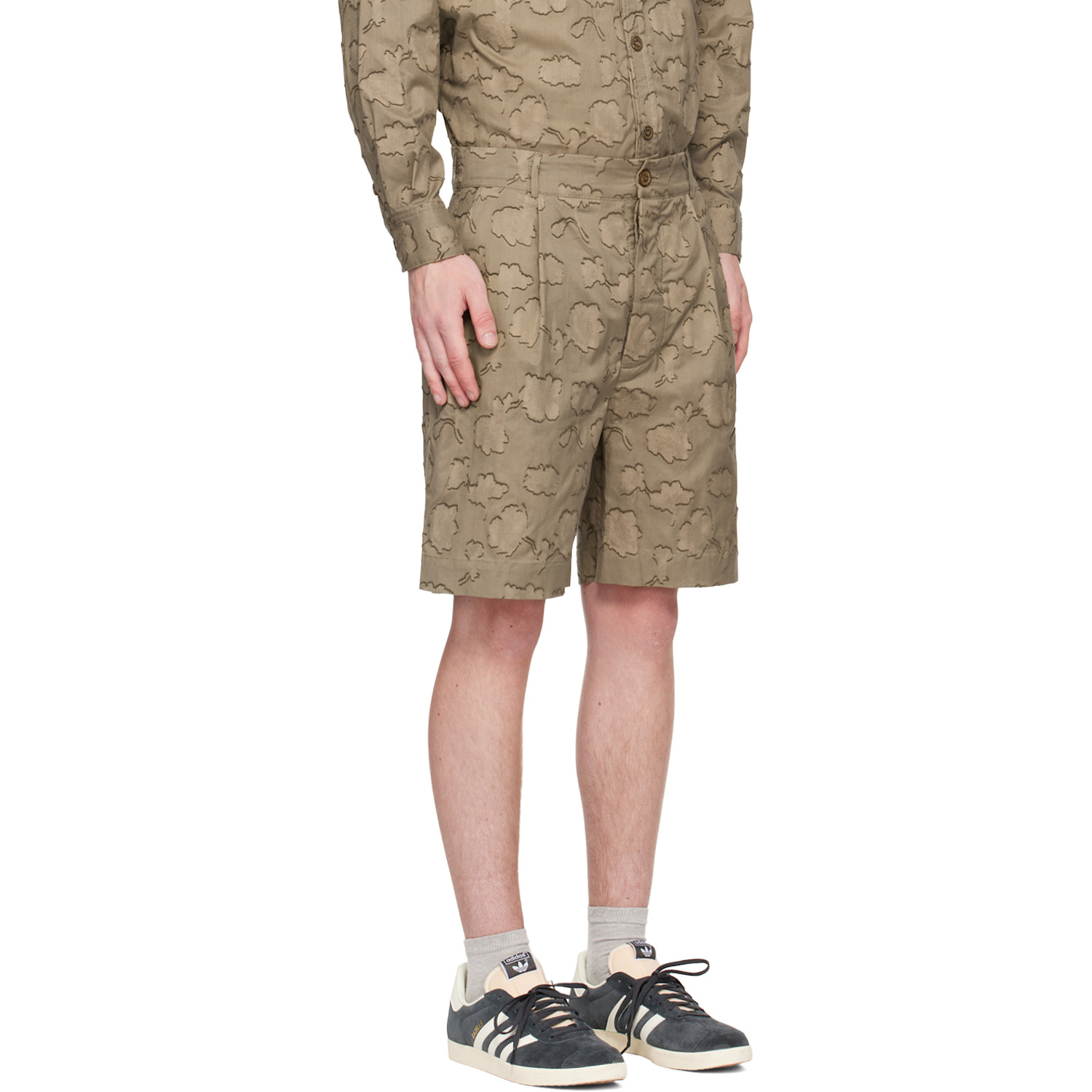  Xenia Telunts Brown Bini Shorts 