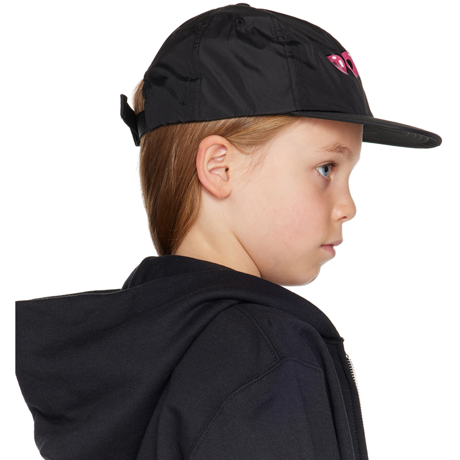  Ooof Ssense Exclusive Black Spike Logo Cap 