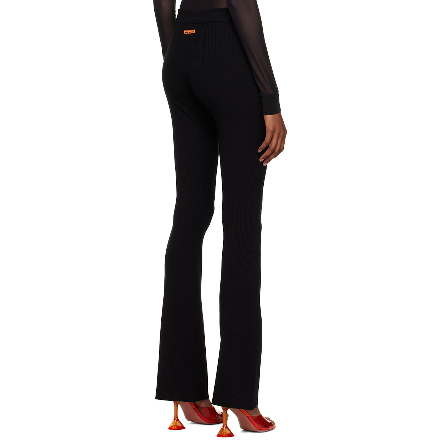  Heron Preston Black Flared Leggings 