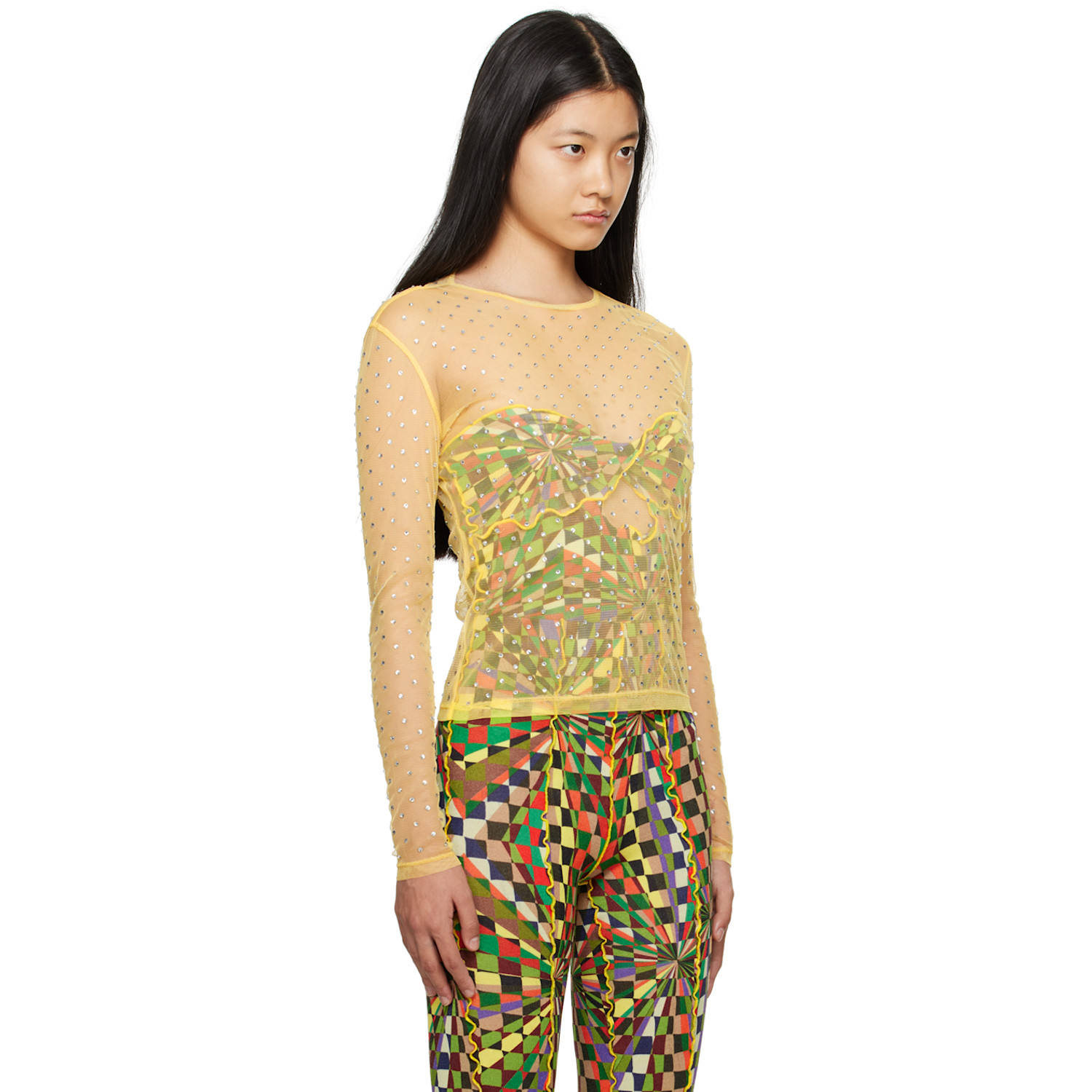  Siedrés Yellow Desta Blouse 