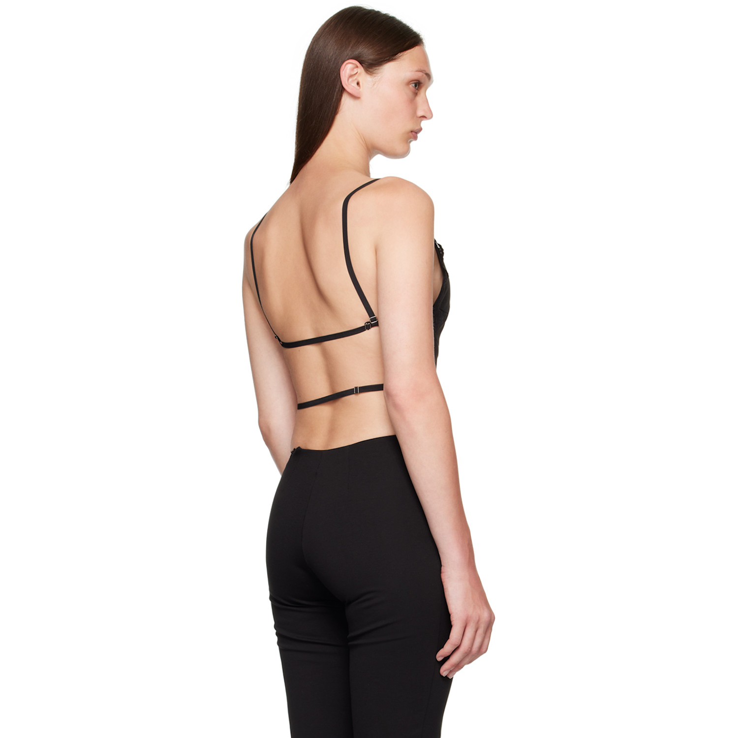  Vaillant Black Square Neck Tank Top 