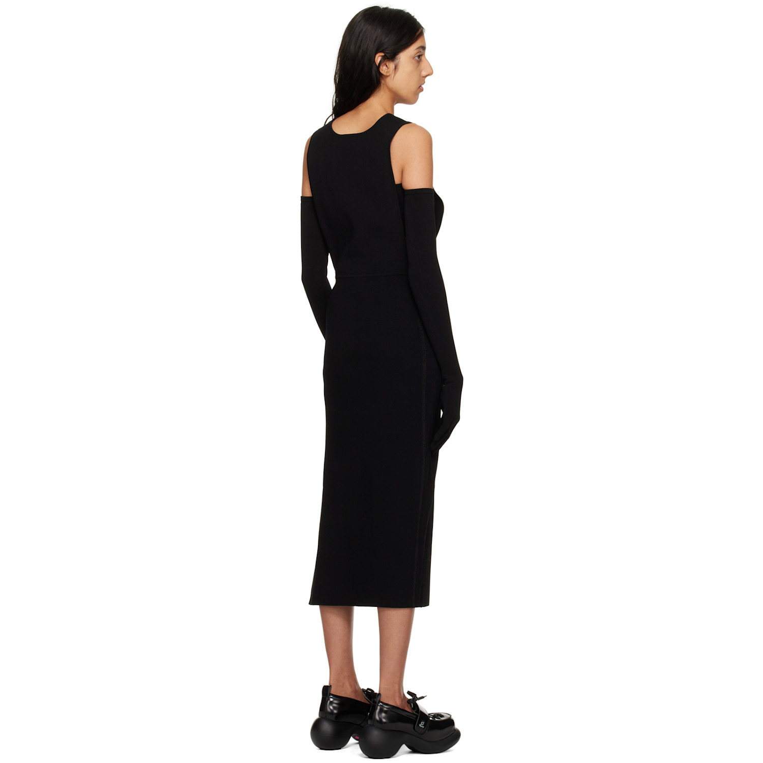  Ph5 Black Triton Midi Dress 