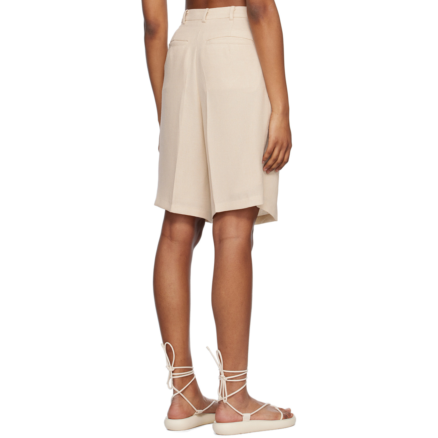  Youth Beige Low-waisted Shorts 
