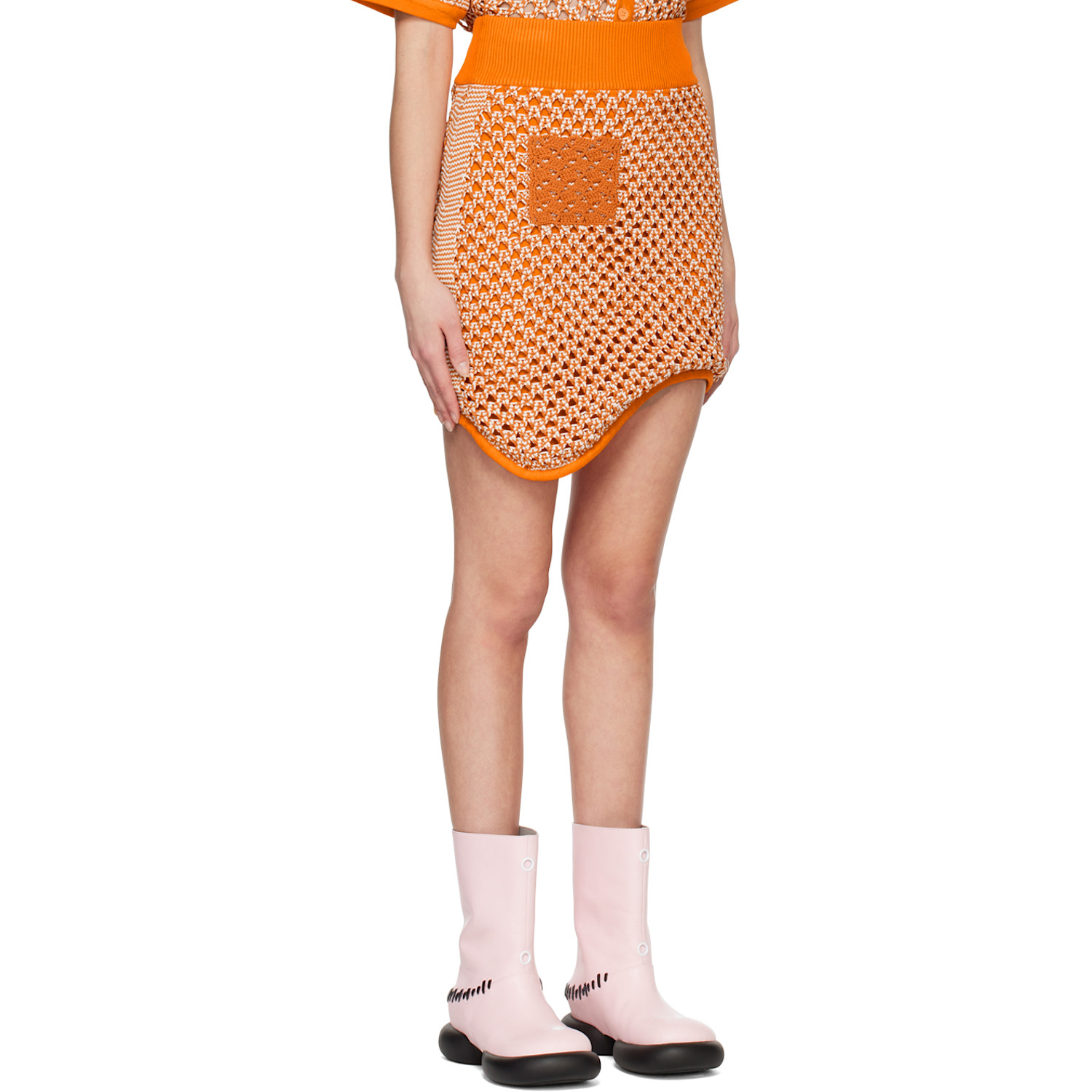  Ph5 Orange Bozo Miniskirt 