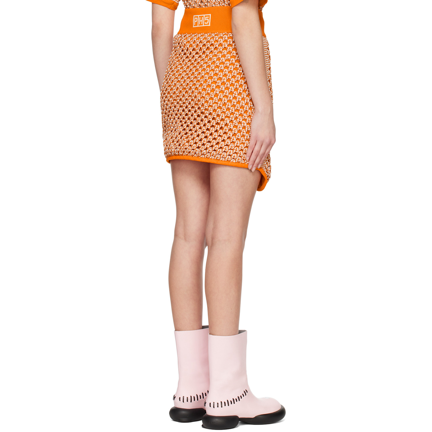  Ph5 Orange Bozo Miniskirt 