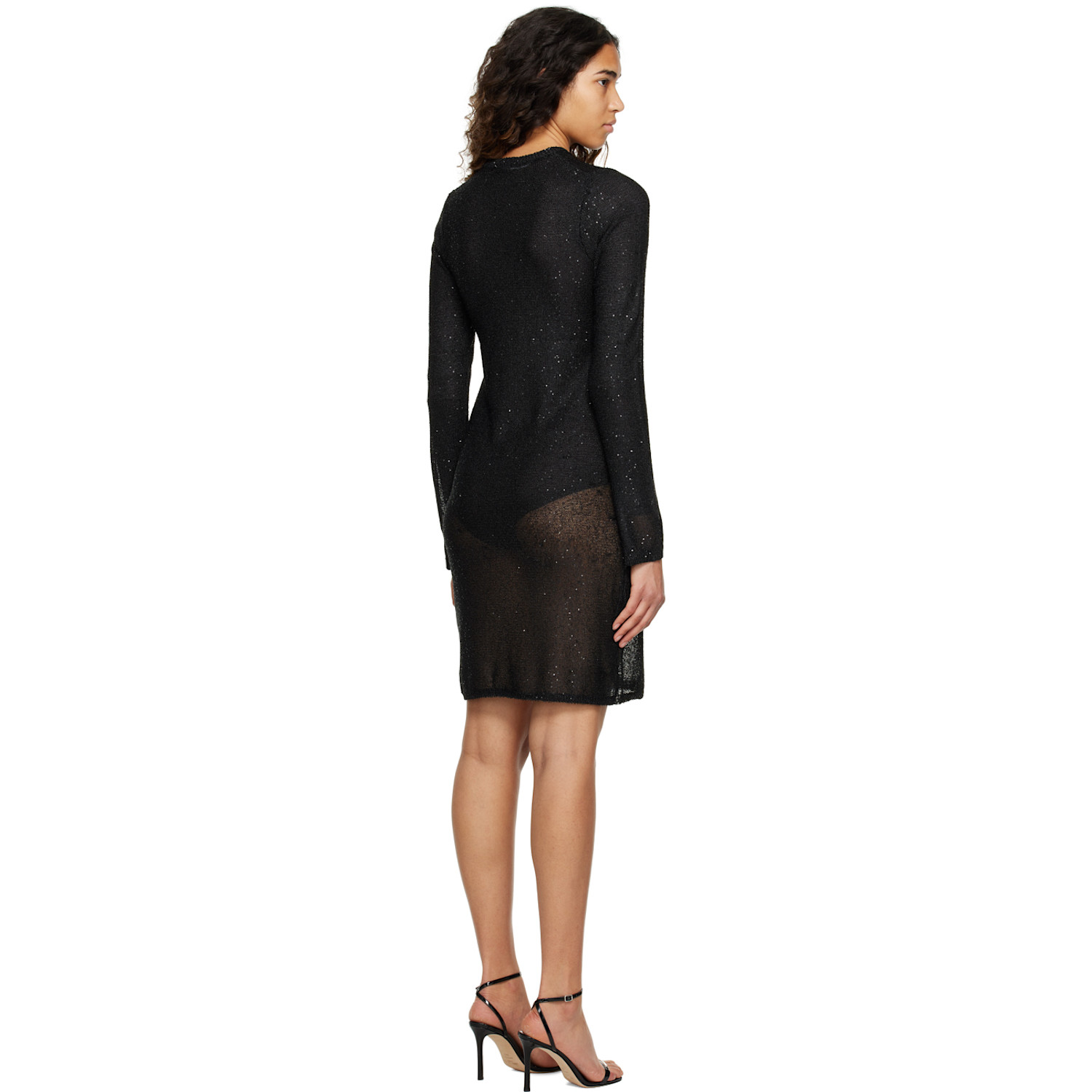  Remain Birger Christensen Black Sequin Minidress 
