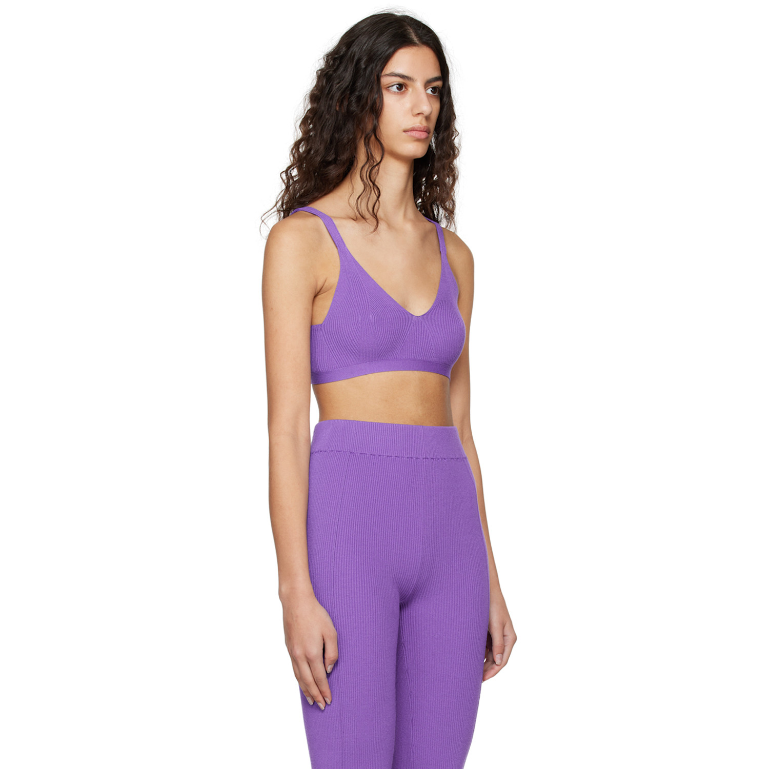  Remain Birger Christensen Purple Dense Bralette 