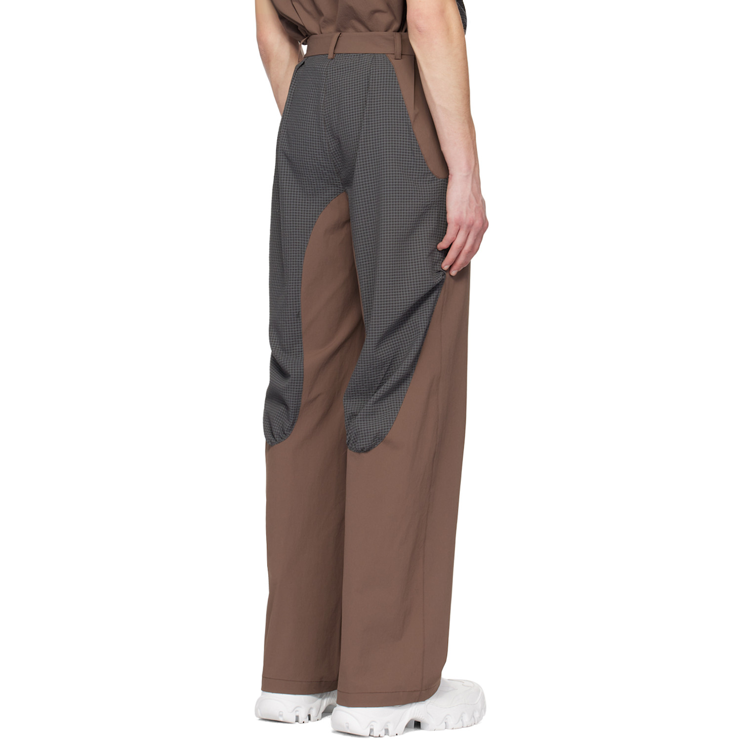  Uncertain Factor Brown & Gray Mirage No. 2 Trousers 