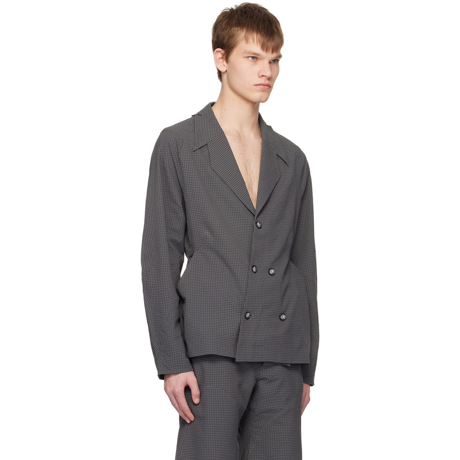  Uncertain Factor Gray Voyager Blazer 