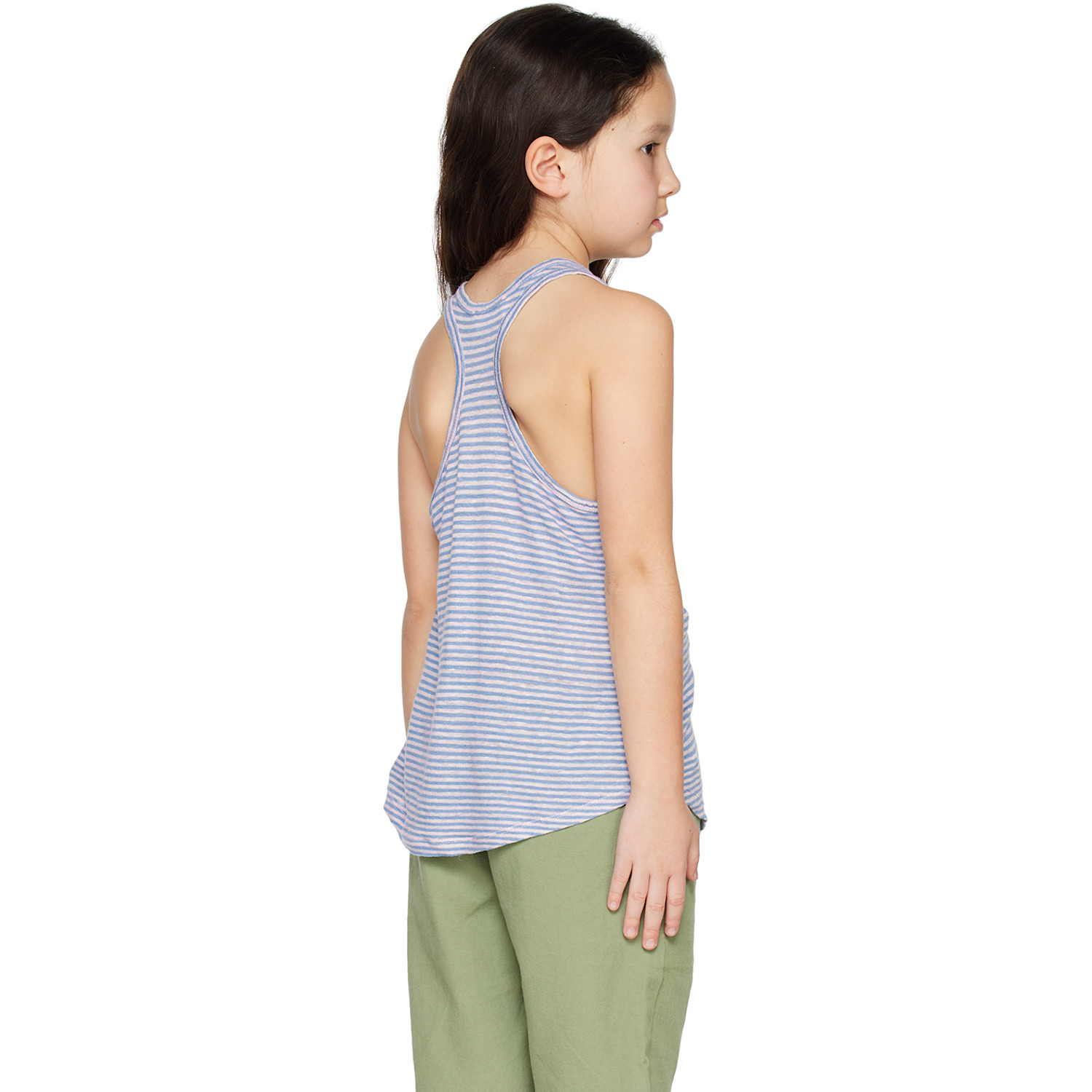  Morley Kids Blue Syra Stripe Tank Top 