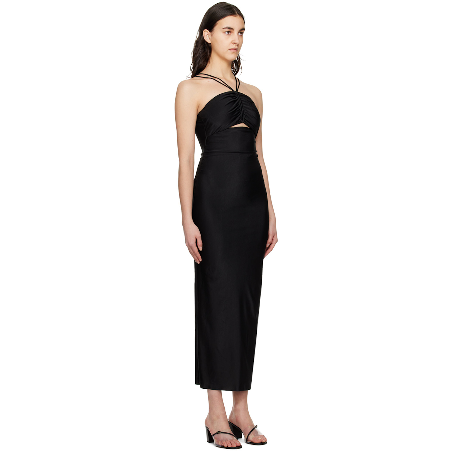  Camilla And Marc Black Cerise Midi Dress 