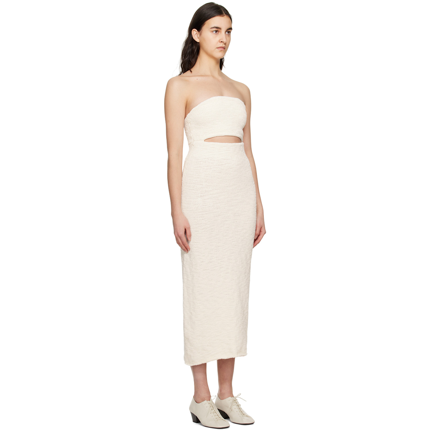  Camilla And Marc Off-white Jasper Maxi Dress 