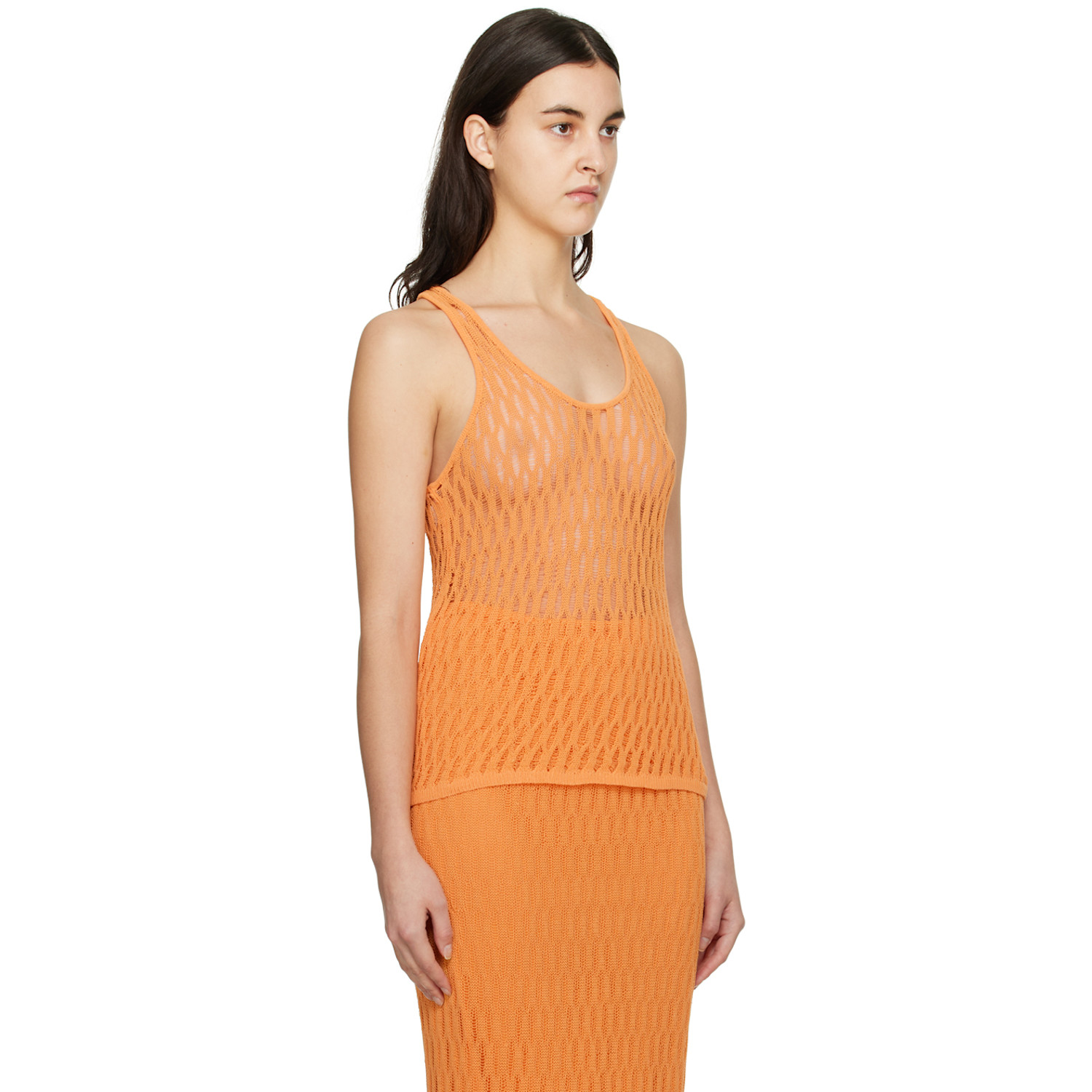  Camilla And Marc Orange Nova Tank Top 