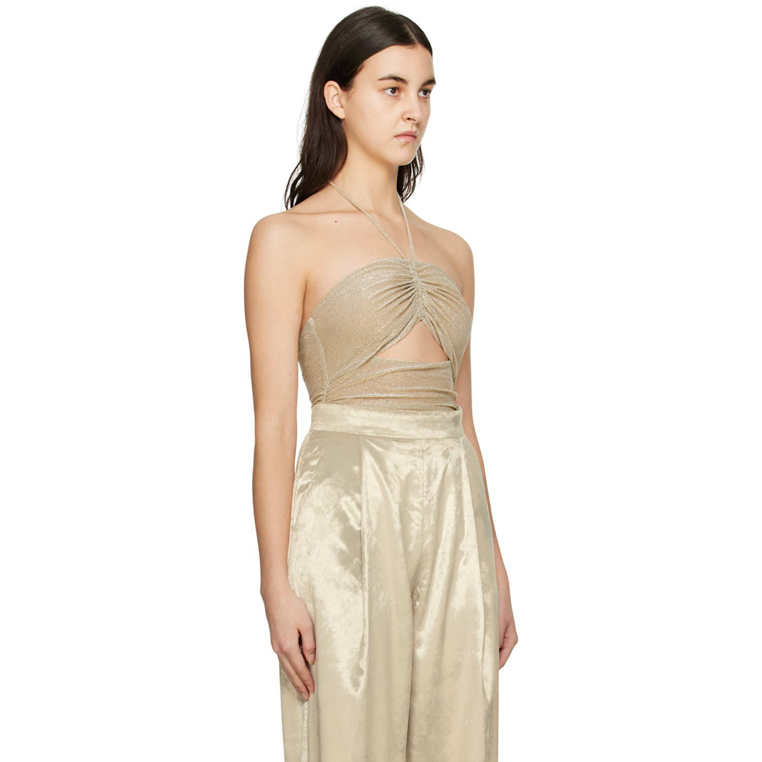  Camilla And Marc Gold Ibiza Bodysuit 