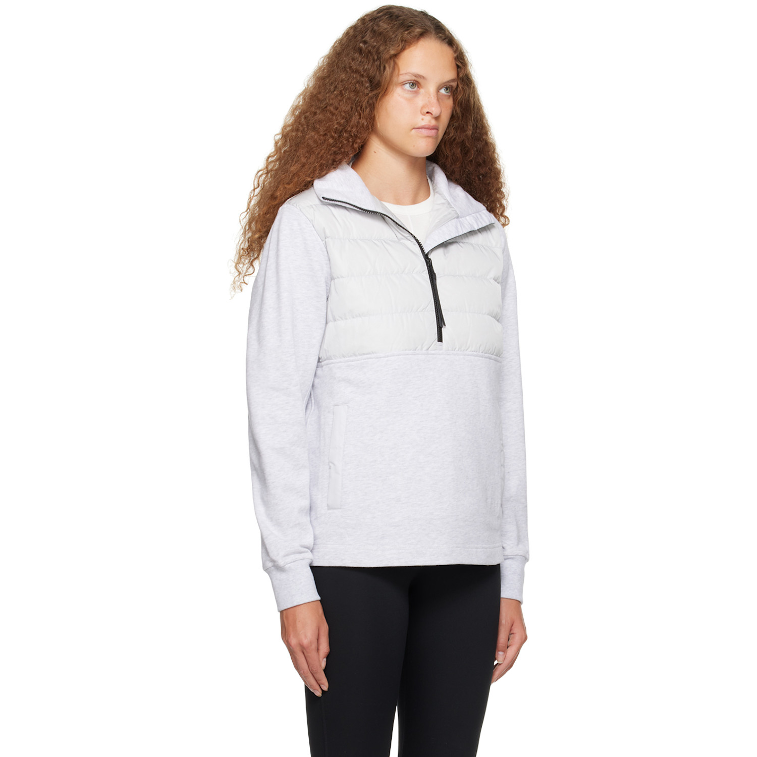  Canada Goose Silver Muskoka Down Sweatshirt 